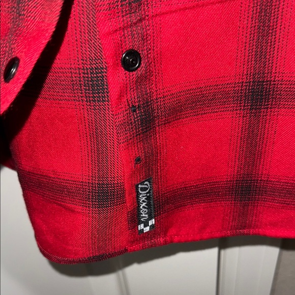 DIXXON The Stroker Red and Black Plaid Shirt - Picture 4 of 5